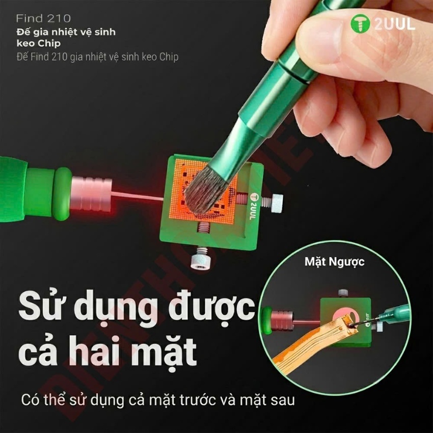 Đế gia nhiệt mini 2UUL FD40 Chip Heating Glue Removal Station
