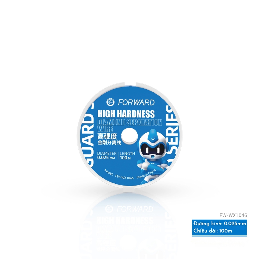 Dây cắt kính Forward FW-WX1046 Diamond Cutting Wire 0.025mm - 100m