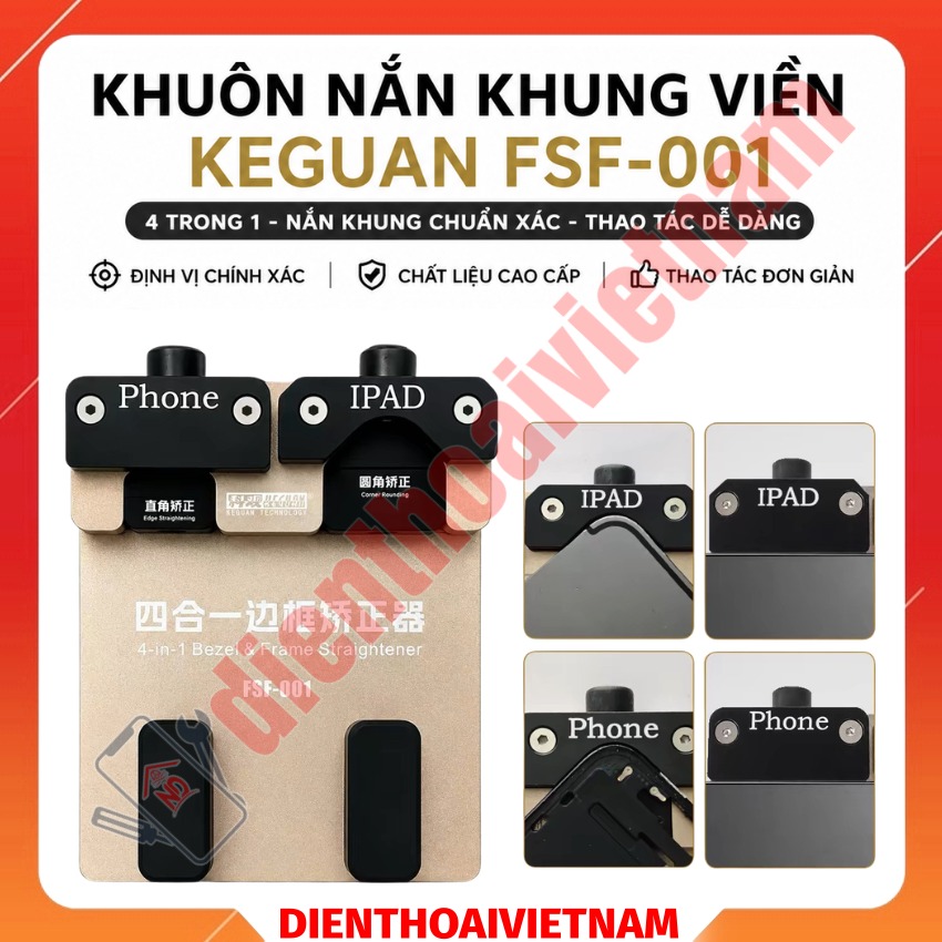 Khuôn nắn khung viền KEGUAN FSF-001 4-in-1 Bezel & Frame Straightener