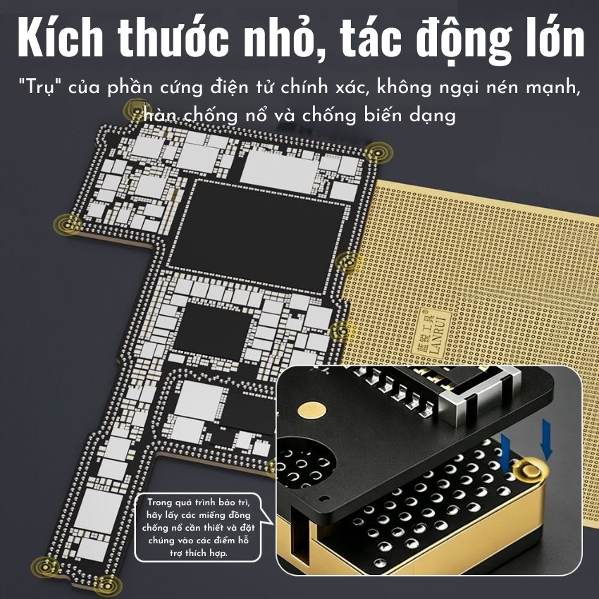 Miếng đồng ghép main Lanrui C4 Explosion-proof Gasket