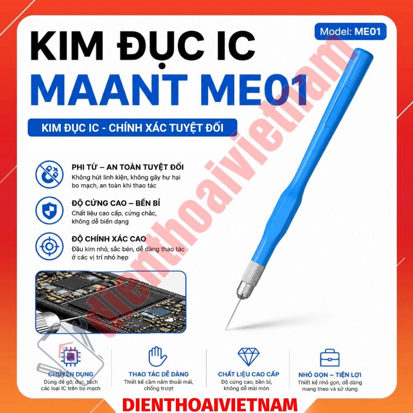 Kim đục ic MaAnt ME01 Precision Pry Needle
