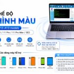 Vào chế độ màn hình màu iPhone XS/XR/11/11 Pro/11 Pro Max/SE2 thay đổi thông tin không cần tháo máy