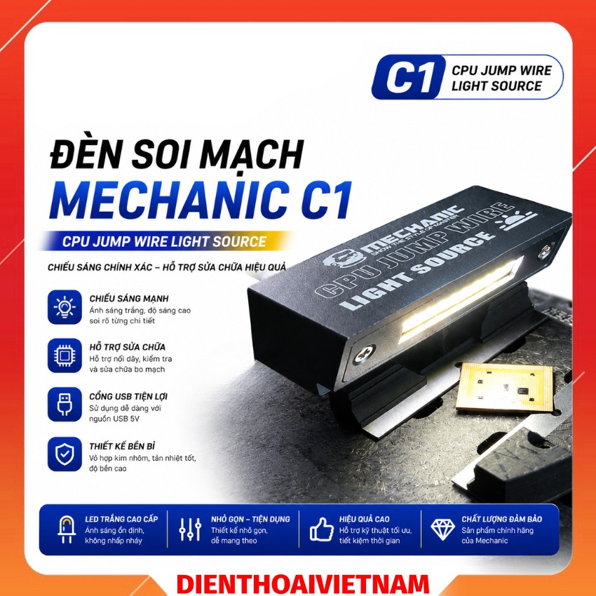 Đèn soi mạch CPU Mechanic C1 CPU Jump Wire Light Source, soi siêu sáng