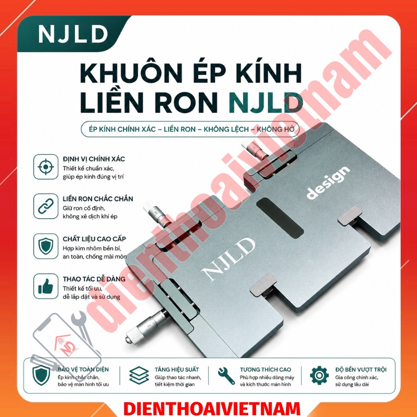 Khuôn ép kính liền ron NJLD Custom Positioning Mold