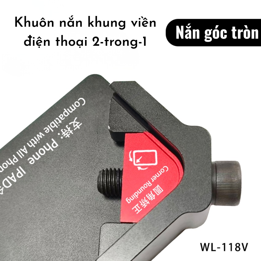 Khuôn nắn khung viền Wylie WL-118V 2 trong 1 Phone frame straightener