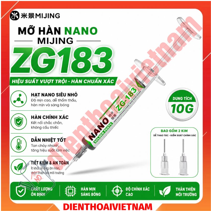 Mỡ Hàn Nano MIJING ZG183
