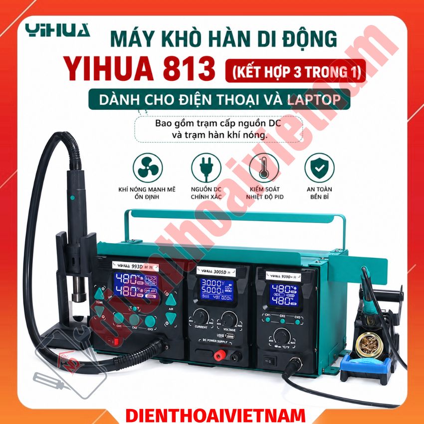 Máy Khò Hàn Di Động YIHUA 813