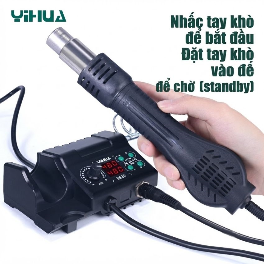Máy Hàn Khò Nhiệt YIHUA 882D