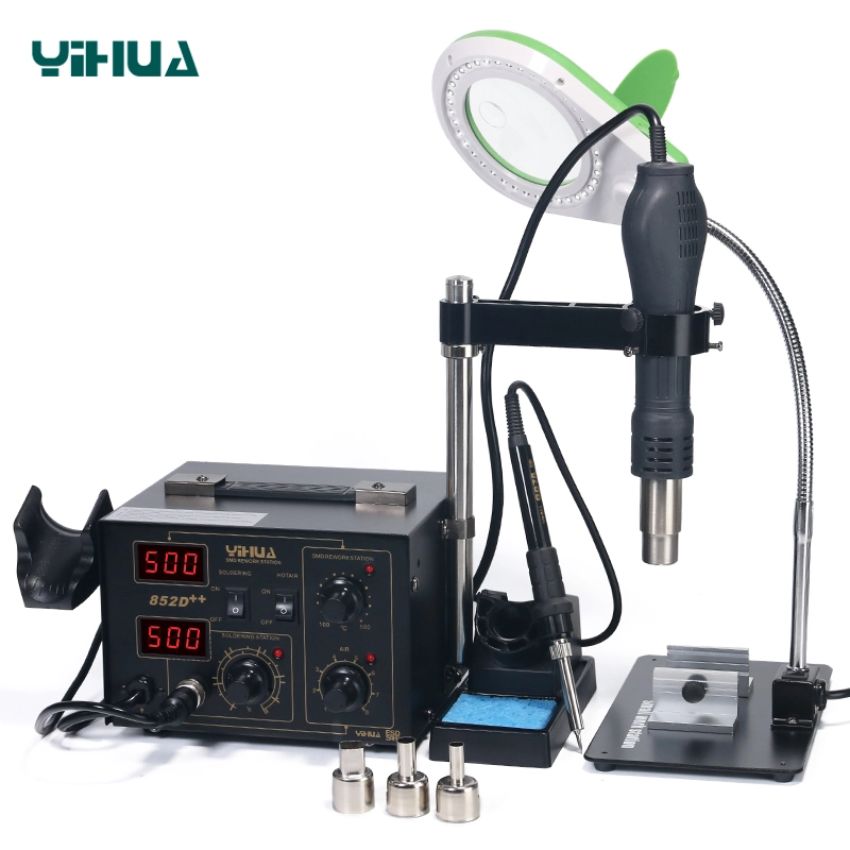 MÁY HÀN KHÒ NHIỆT YIHUA-852D++