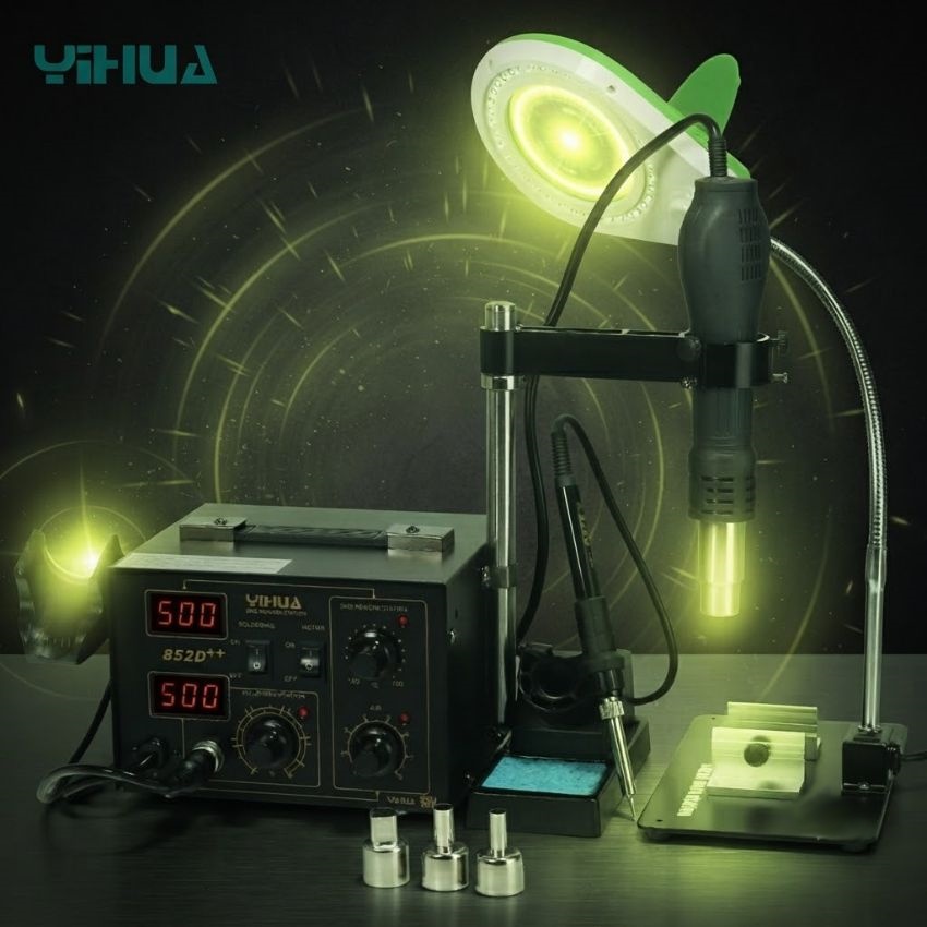 MÁY HÀN KHÒ NHIỆT YIHUA-852D++