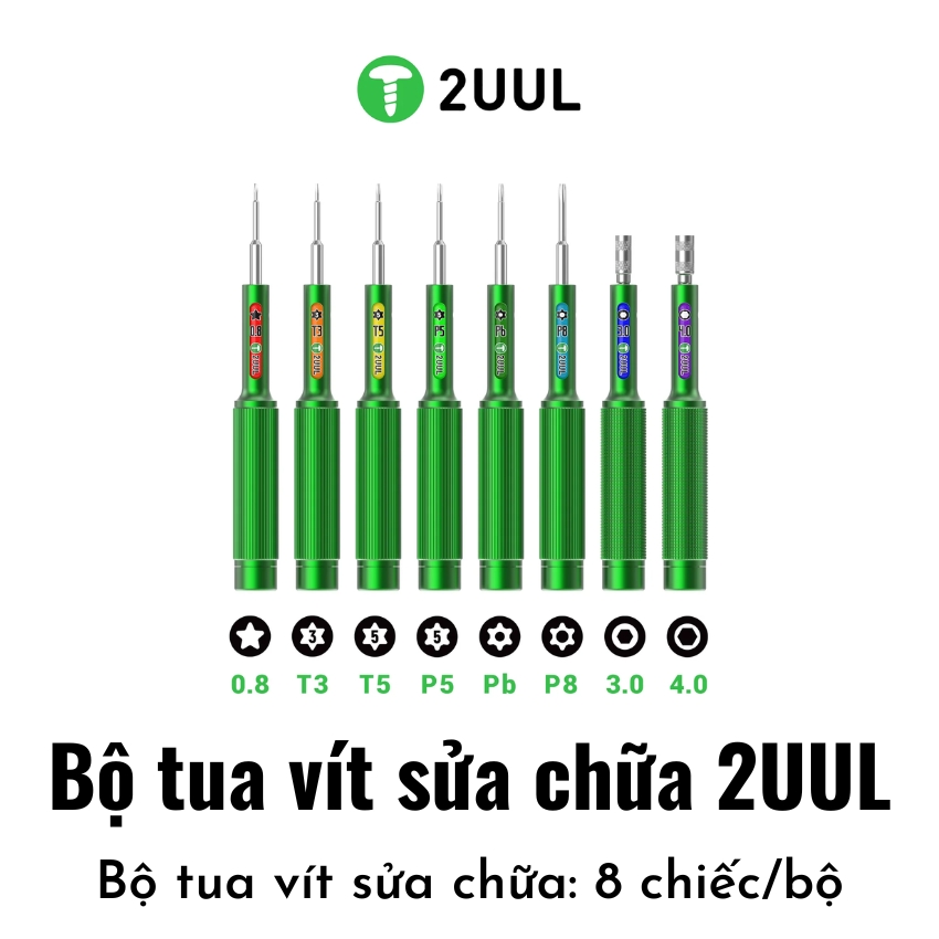 Bộ tô vít 2UUL SD95 Screwdriver Set sửa chữa điện thoại, máy tính đa năng