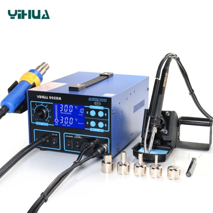 MÁY hàn khò nhiệt SMD YIHUA-992DA/992DA+