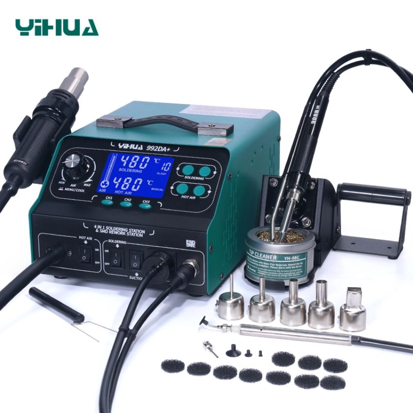 MÁY hàn khò nhiệt SMD YIHUA-992DA/992DA+