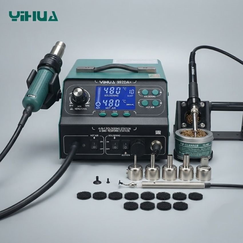 MÁY hàn khò nhiệt SMD YIHUA-992DA/992DA+