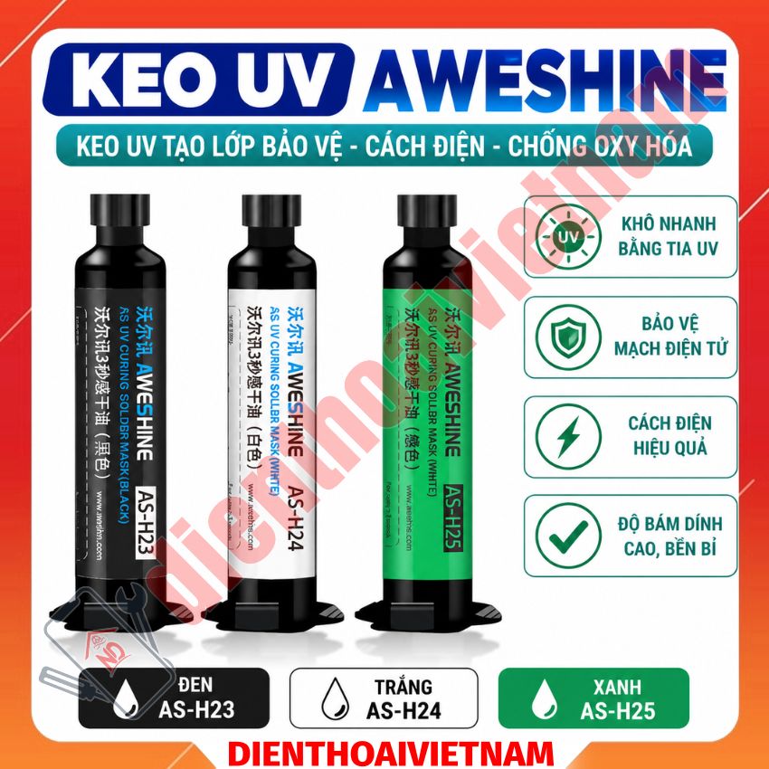Keo đóng rắn UV AWESHINE