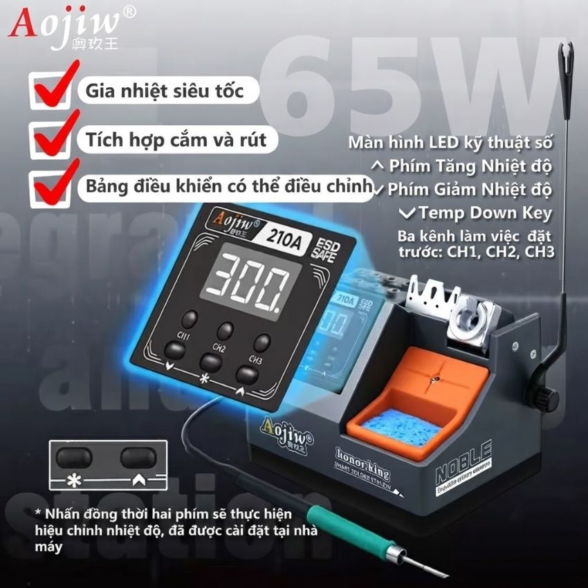 Trạm Hàn AOJIW Noble 210A