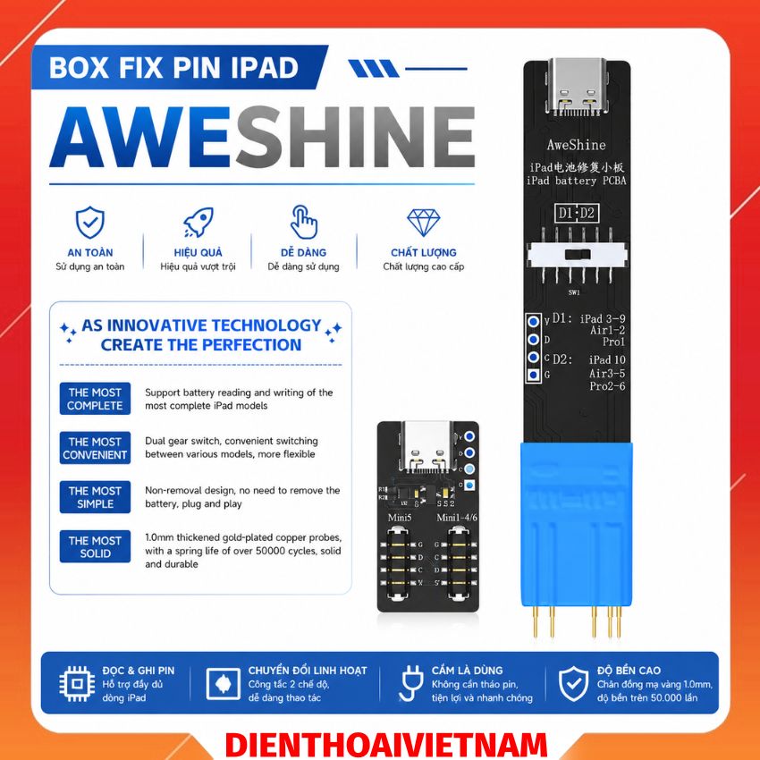 Box Fix Pin iPad AweShine