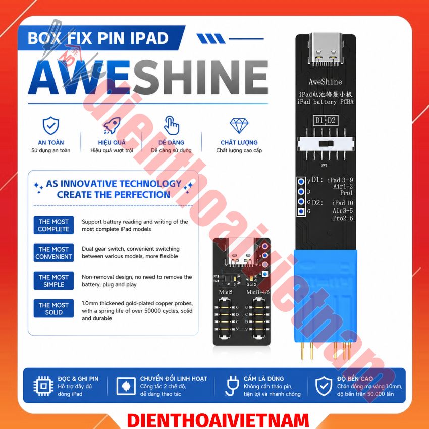 Box Fix Pin iPad AweShine