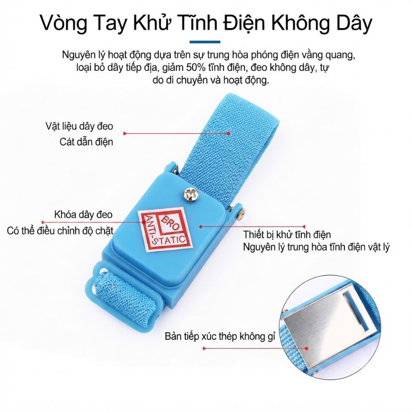 Vòng tay chống tĩnh điện Sunshine