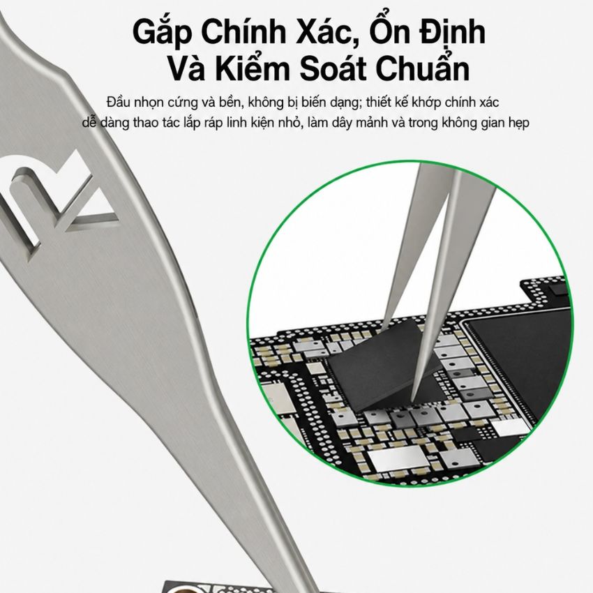 Panh nhíp Relife T3 thân rộng, đầu nhọn - Ảnh 3