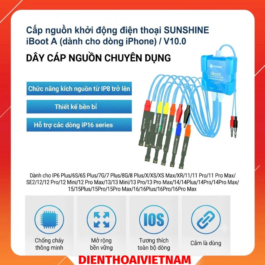 Cấp nguồn điện thoại SUNSHINE V10.0