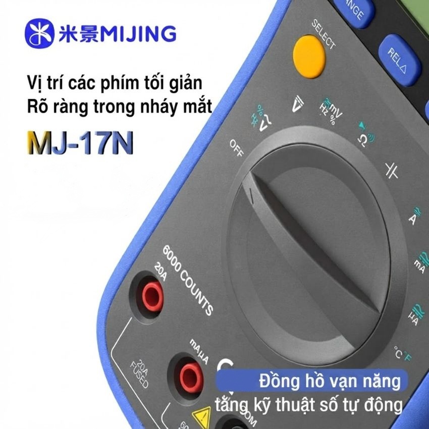 Đồng Hồ Vạn Năng MIJING MJ17N