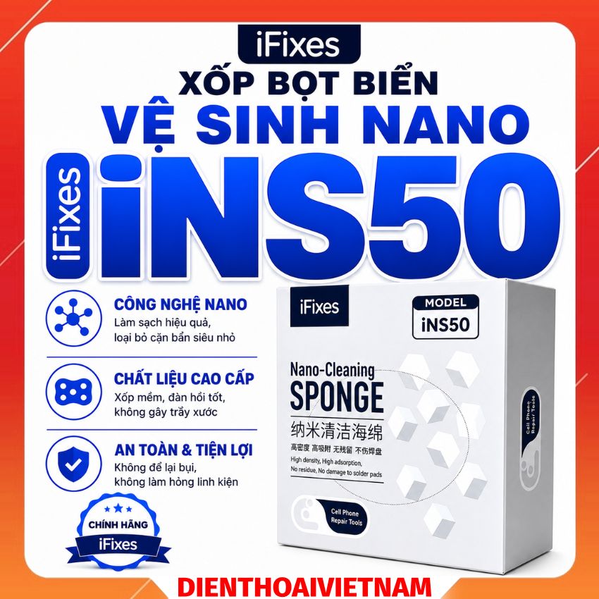 Xốp bọt biển vệ sinh nano iFixes iNS50