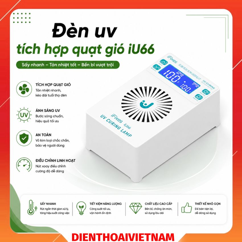 Đèn UV tích hợp quạt gió iU66