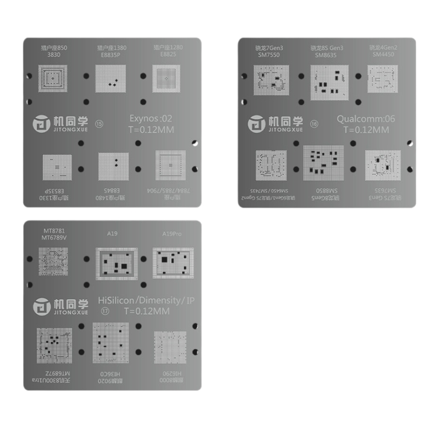 Đế vỉ làm chân CPU JTX T4 Max Chips Glue Removal And Reballing Platform hỗ trợ CPU/EMMC/RAM