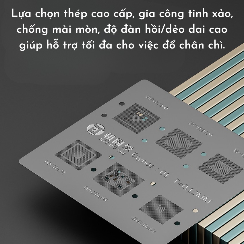 Đế vỉ làm chân CPU JTX T4 Max Chips Glue Removal And Reballing Platform hỗ trợ CPU/EMMC/RAM