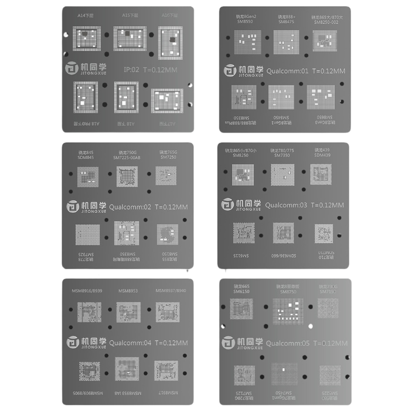 Đế vỉ làm chân CPU JTX T4 Max Chips Glue Removal And Reballing Platform hỗ trợ CPU/EMMC/RAM - Ảnh 4