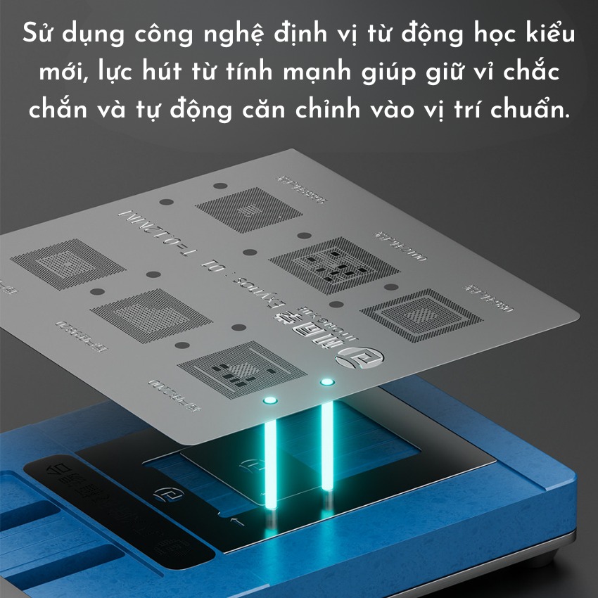 Đế vỉ làm chân CPU JTX T4 Max Chips Glue Removal And Reballing Platform hỗ trợ CPU/EMMC/RAM