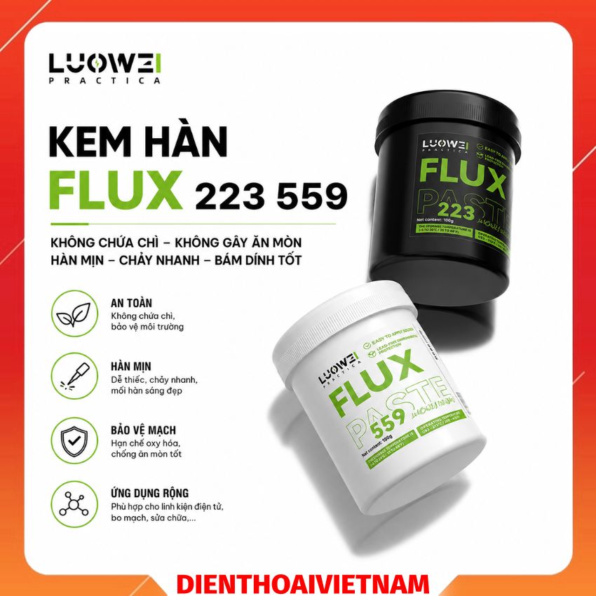 Mỡ Hàn Cao Cấp LUOWEI LW-223 / LW-559
