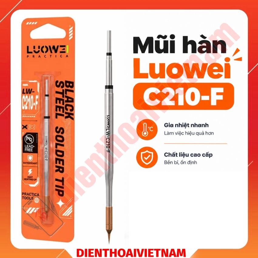 Mũi hàn Luowei C210-F Soldering Tip, chuyên dùng câu dây
