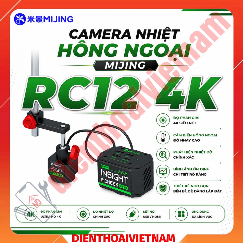 Camera Nhiệt Hồng Ngoại MIJING RC12 4K