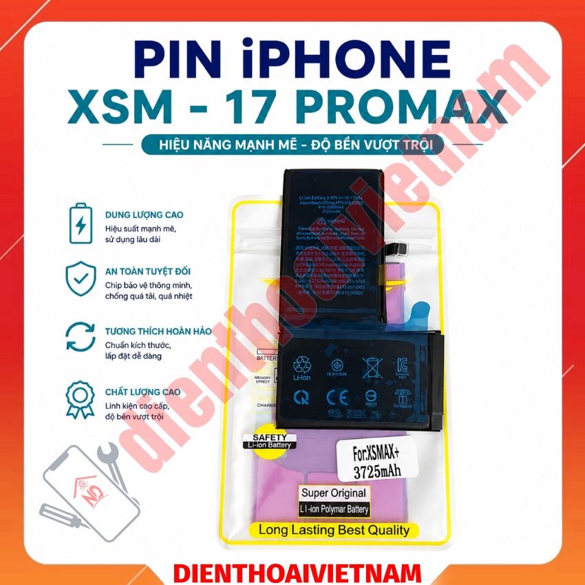 Pin iPhone Crown iPhone XSM - 17 ProMax