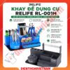 Khay để dụng cụ Relife RL 001H Rotatable Multifunctional Repair Storage, để panh - nhíp - mỡ hàn - màn hình - tô vít