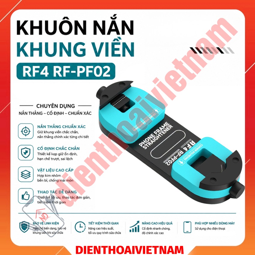 Khuôn nắn khung viền RF4 RF-B02 2in1 Frame Aligner, hỗ trợ iPhone 12 - 17