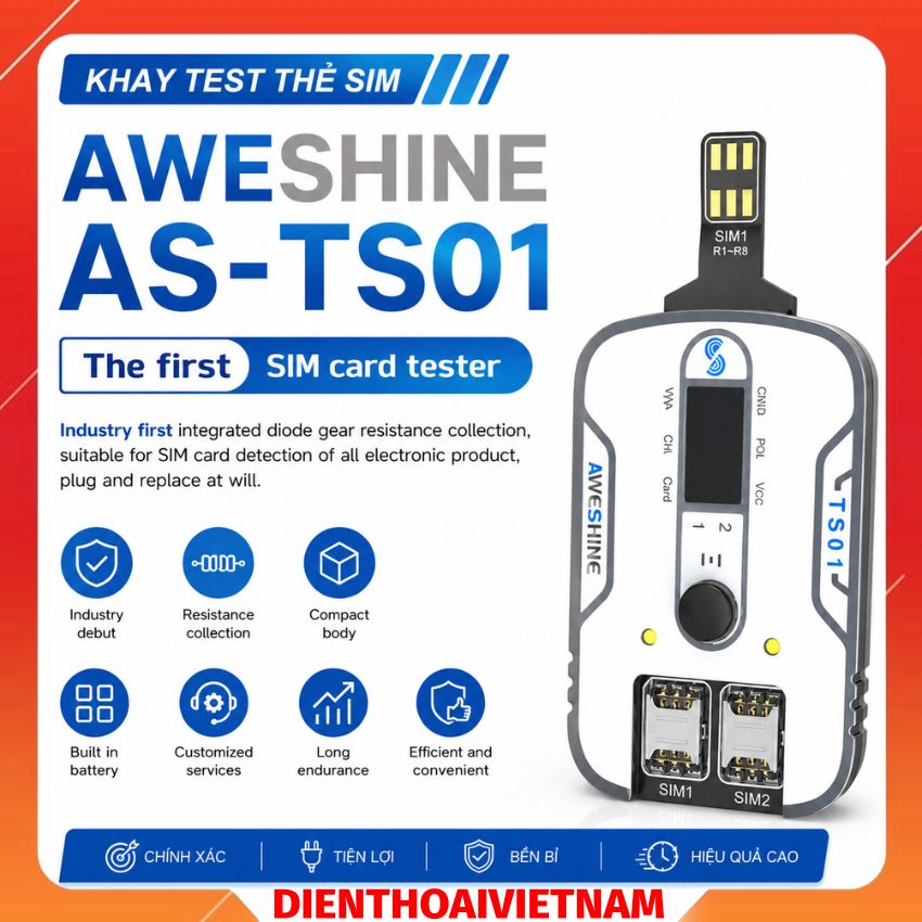 Khay Test SIM AWESHINE AS-TS01