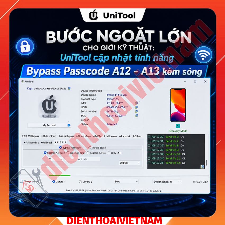 UniTool cập nhật tính năng