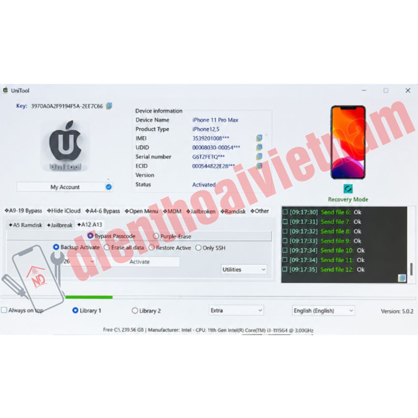 UniTool cập nhật tính năng