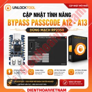 UnlockTool cập nhật tính năng Bypass Passcode A12 - A13 dùng mạch RP2350