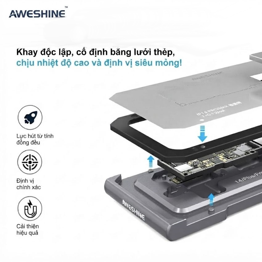 vỉ làm chân viền z14 aweshine