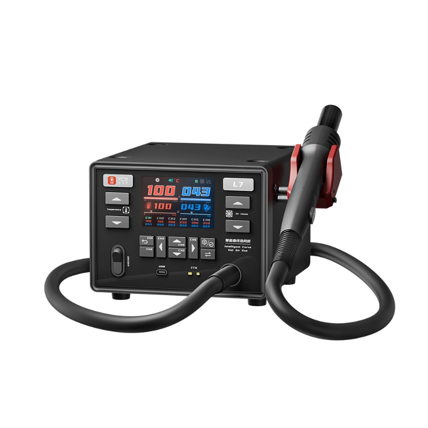 Máy khò YCS L7 Hot Air Gun công suất 1400W, đi kèm 4 đầu khò