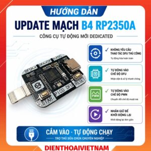 Hướng dẫn update mạch B4 RP2350A Pico Auto DFU + PWN MODE Usbliter8 tự động kết nối