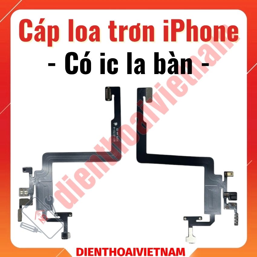 Cáp loa trơn iPhone đến đời mới nhất (có ic la bàn) - Cáp loa trong