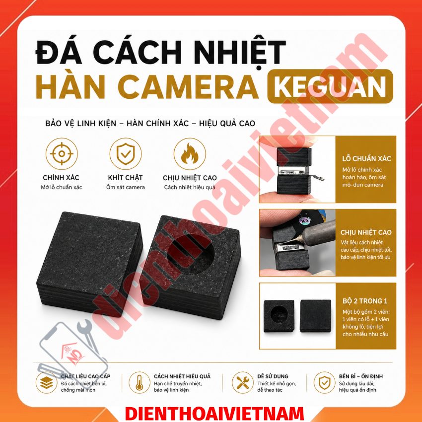Đá cách nhiệt hàn camera Keguan Special insulation stone for Repairing cameras