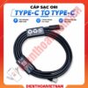 Dây cáp sạc ori Type-C to Type-C sạc Android - iOS - Macbook - Laptop