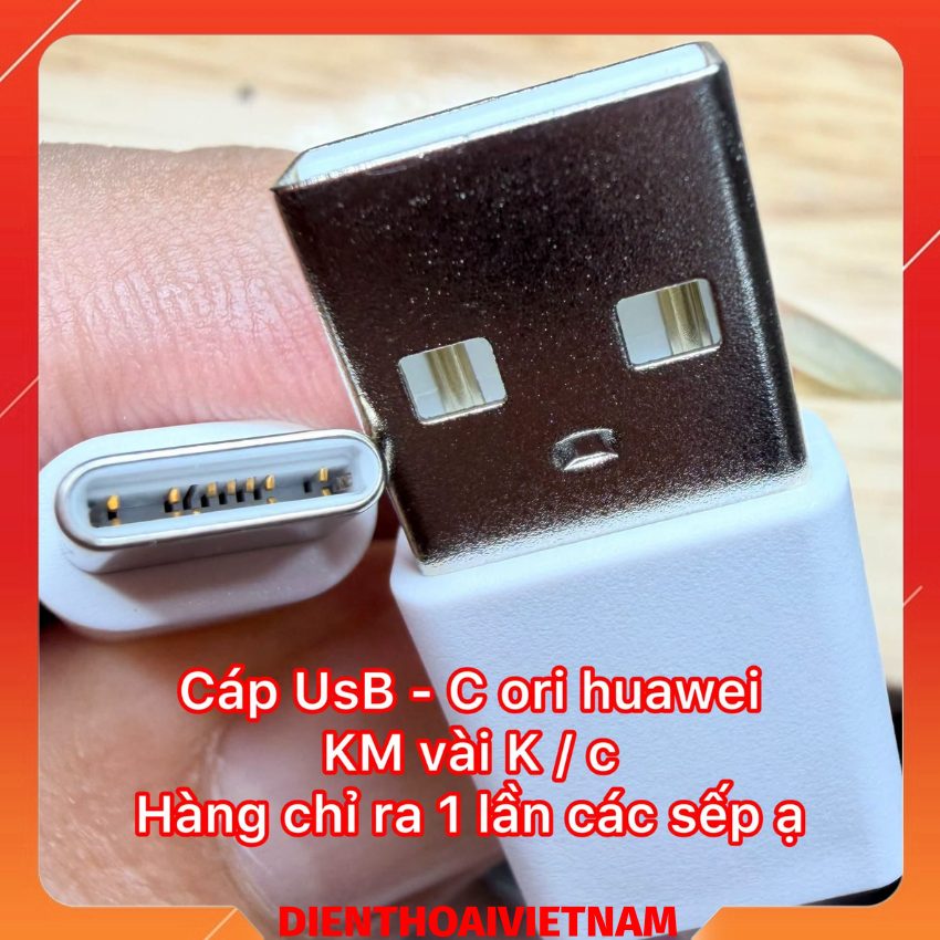 Dây cáp sạc USB – Type C Huawei ori