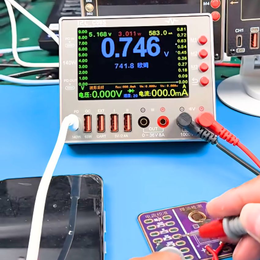 Đồng hồ i2C C09S Waveform Ammeter đo điện trở - đi ốt - điện dung - nhớ kênh - Ảnh 2